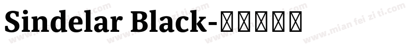 Sindelar Black字体转换